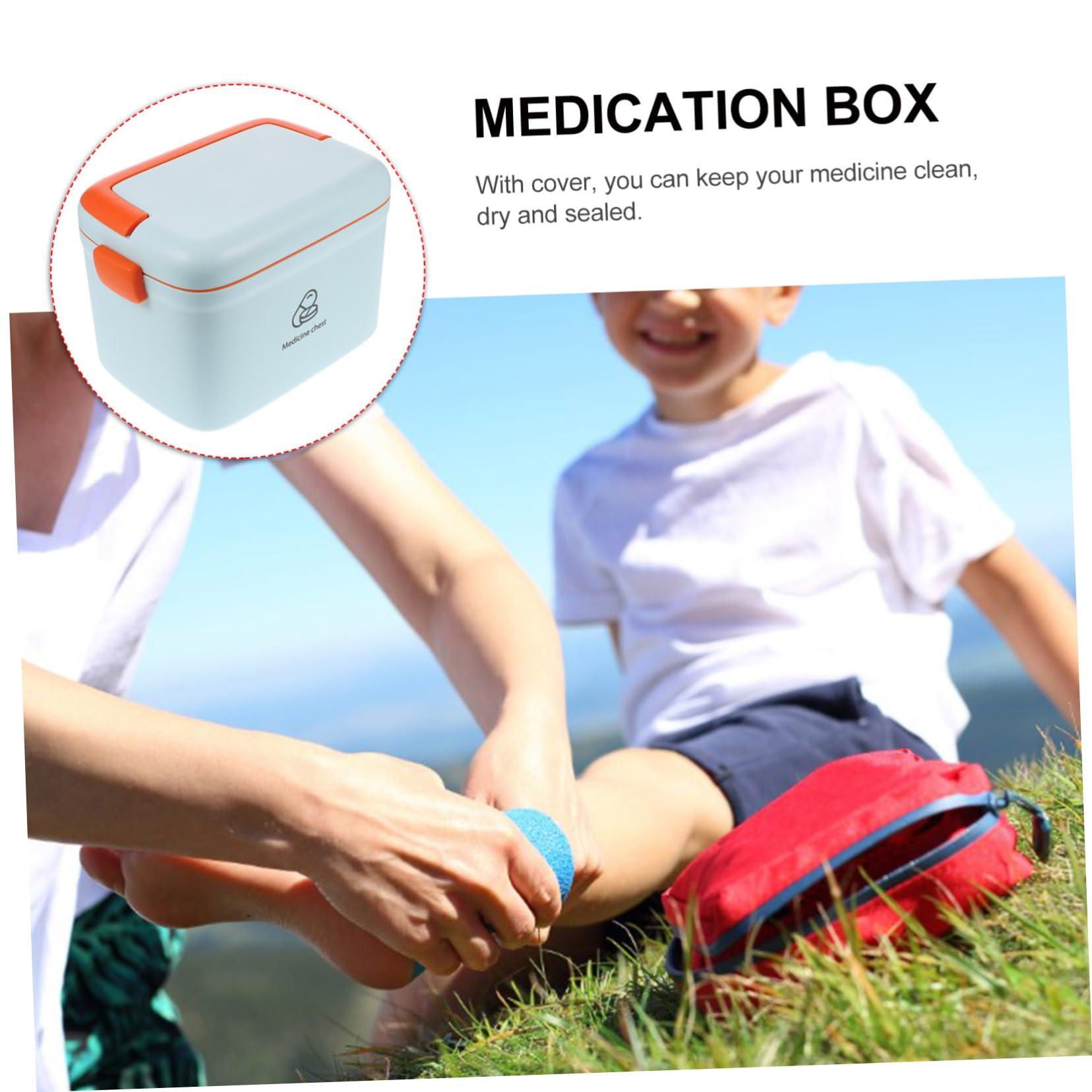 FOMIYES FOMIYES Medication Storage Case Medicine Medicine Family Container Lightweight Organizer Easy to Use for Home Outdoor