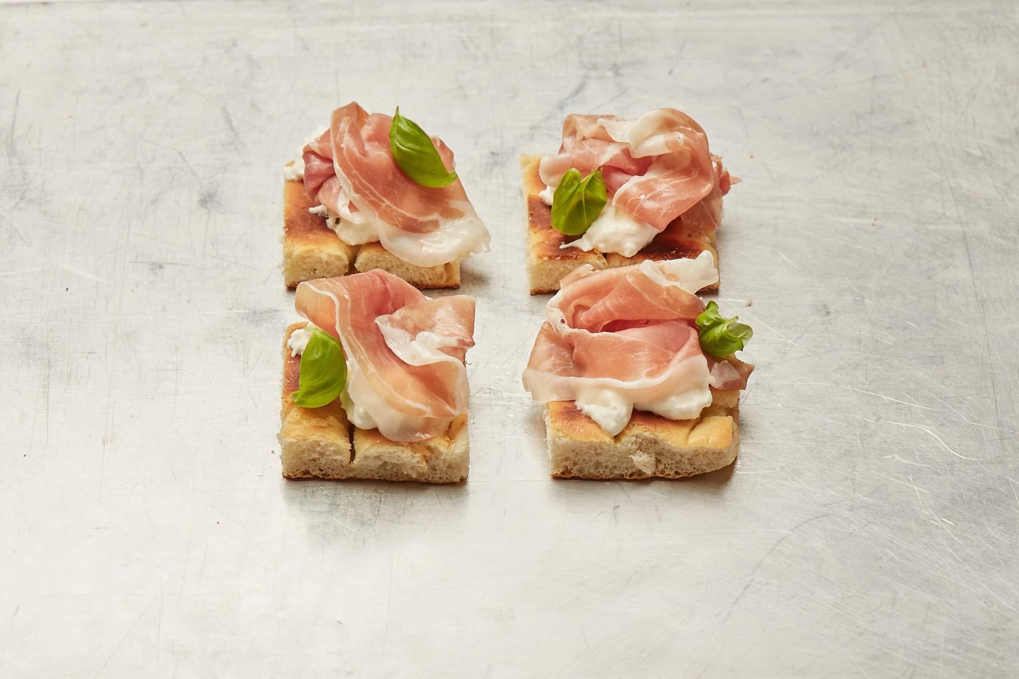 Salumi Pasini Prosciutto Crudo di Parma D.O.P. Salumi Pasini | Parma Cured Ham | Slice | Delicate Taste | 1.7 kg | 100% Italian Meat