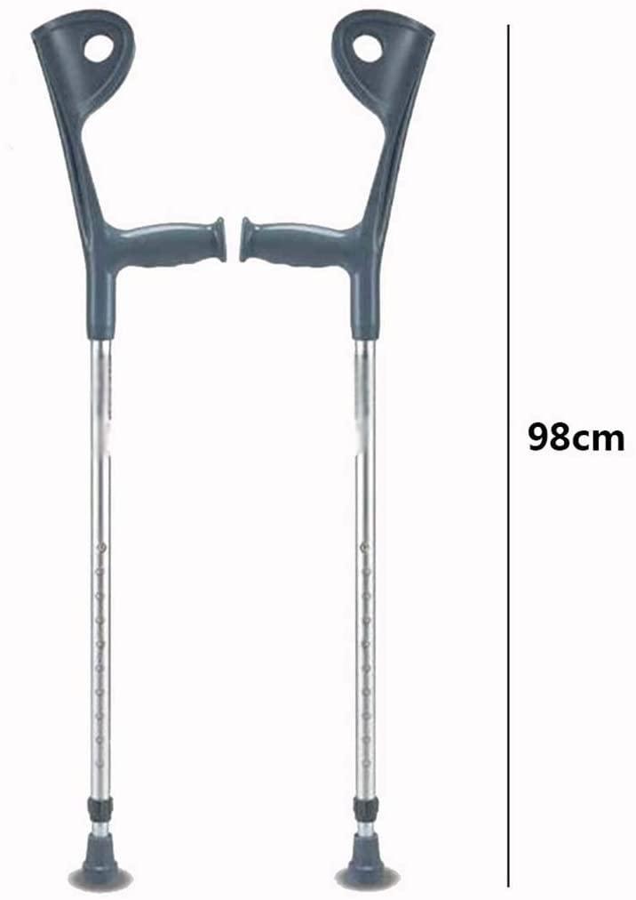 THIHIXEC THIHIXEC Forearm Crutches Adjustable Arm cane crutches under the crutches disabled retractable adjustment crutches Lightweight Arm Crutch