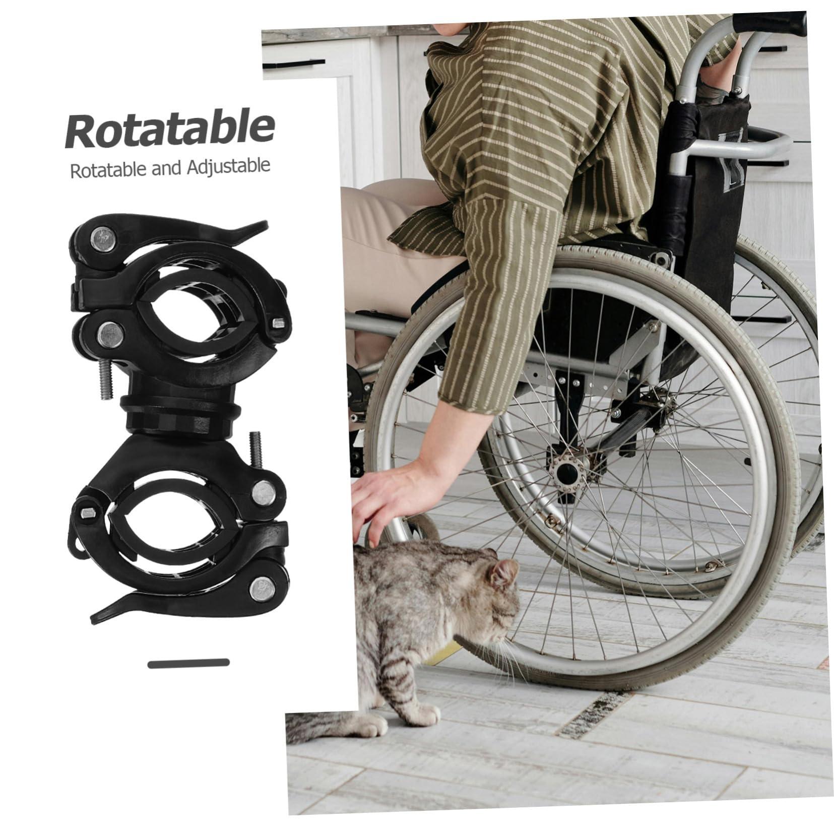 WATIIFUFU WATIIFUFU Elderly Scooter Cane Rack Lightweight Cane Holder for Walker Electric Scooter Wheelchair Crutch