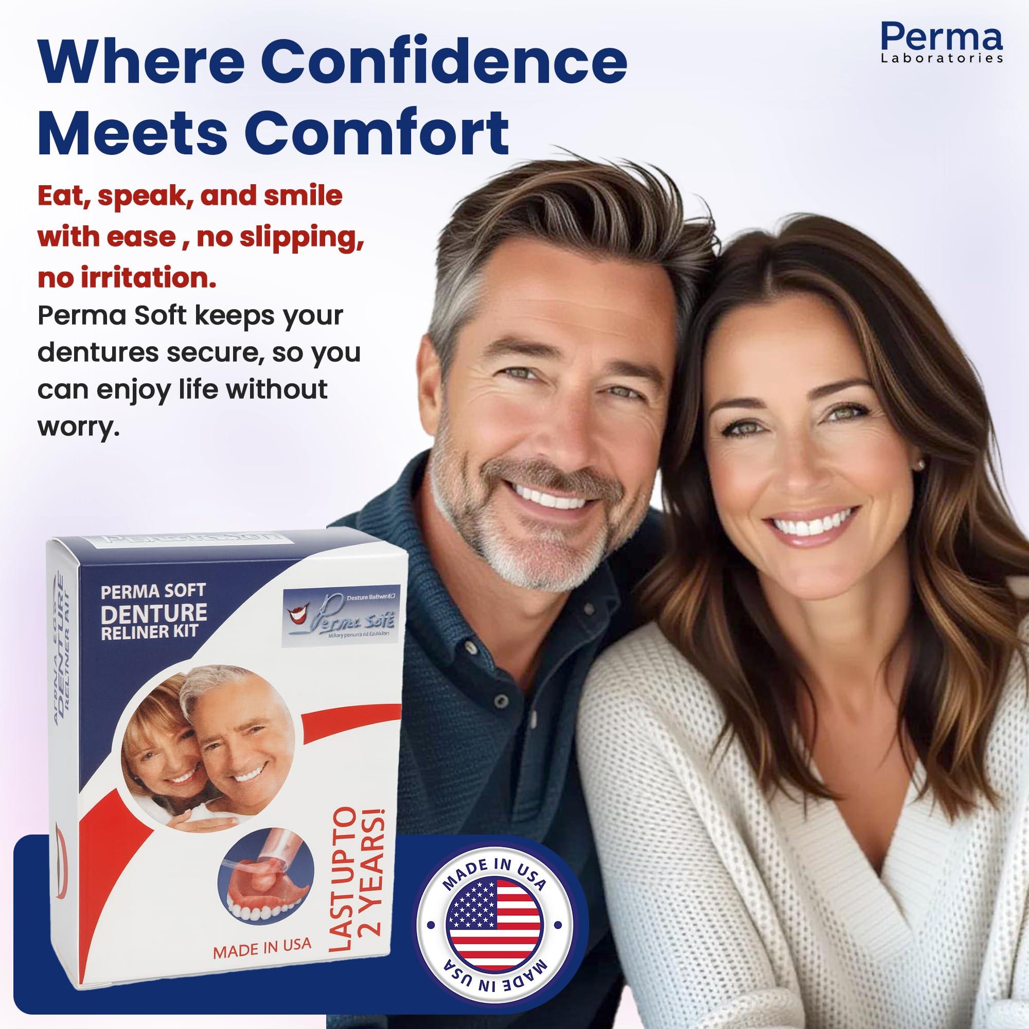 Perma Soft Perma Soft Denture Reliner Kit--Reline 2 Denture Plates