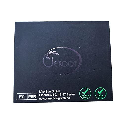 JEROOT JEROOT 4000 Gauss Titanium Magnetic Bracelet, Pure Titanium Power Men's Magnetic Bracelets Clasp Bracelet Magnet Men's Magnetic Bracelet (grey)