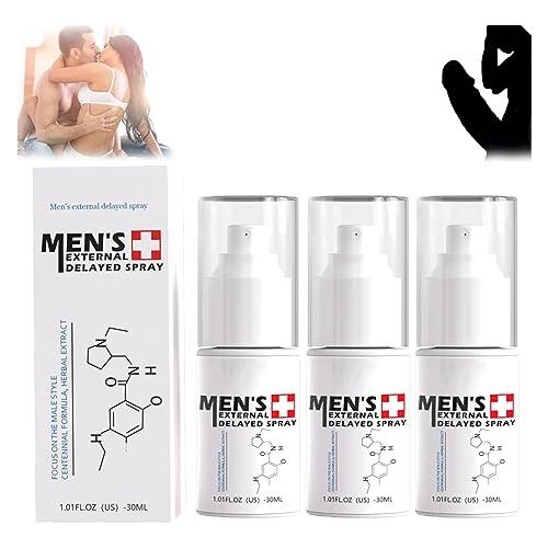 Hliloy JJLBRO Men's Long Lasting Delay Stronger Spray,JJLBRO Men's Spray Long Lasting Delay,JJLBRO Men's Energy Strength Spray, JJLBRO Men's XXL Massage Care Cream,All Night Enhancer Spray (3PC)