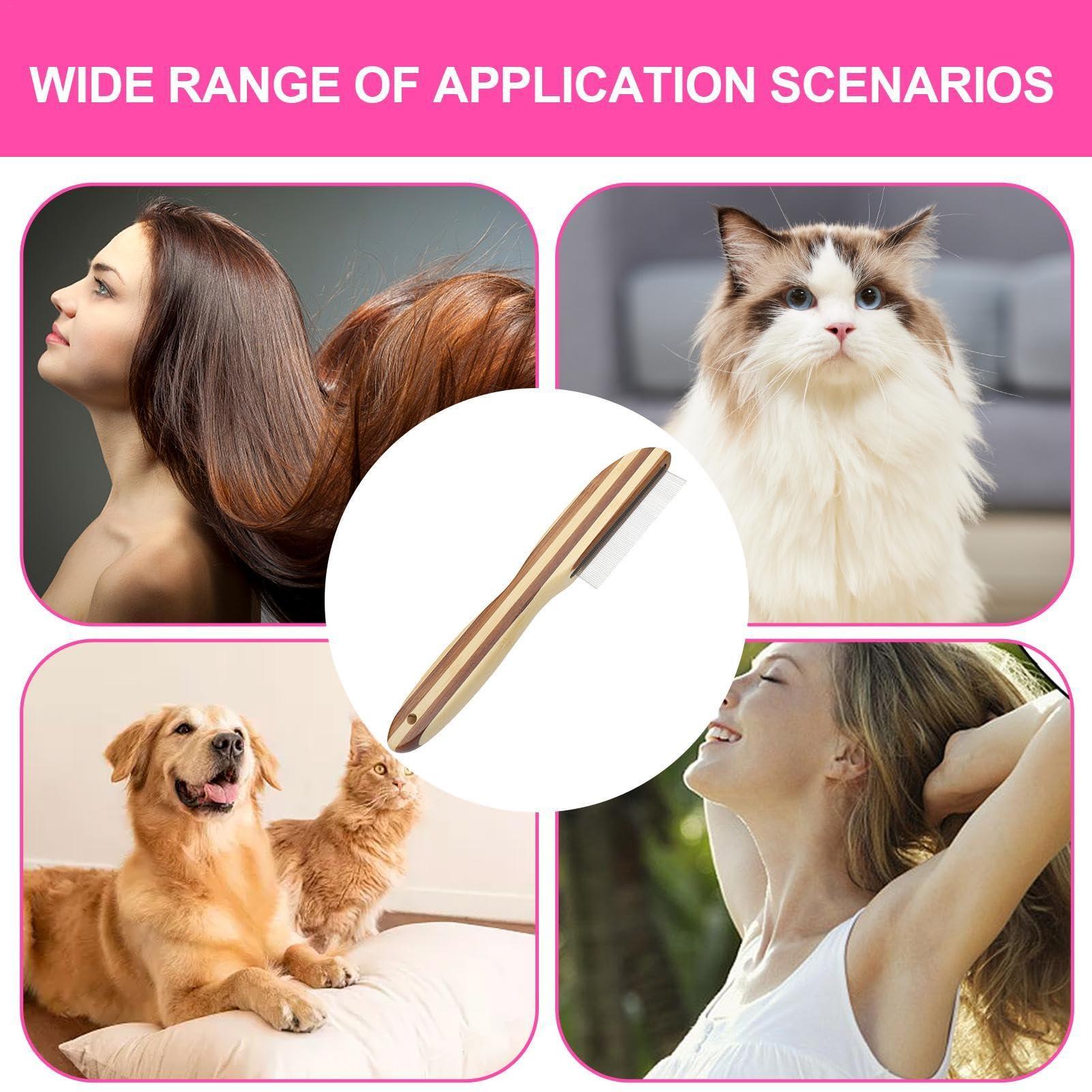 FreshCart Basics Scalp Comb For Dandruff, Lice Brush Comb, Fine Tooth Lice Comb, Dandruff RemoverSteel Fine Tooth Combs Scalp Cleaning Comb Reusable Fine Tooth Dandruff Remover Metal Lice Comb For Children Adults Pets