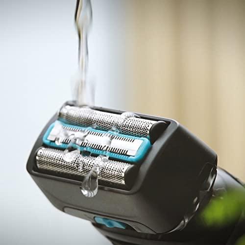Remington Remington F6 Aqua Men\'s Electric Shaver (Cordless, Wet & Dry, 100% Waterproof, Foil Shaver, Pop-up Detail Trimmer, USB Charging, 60-Minute Usage, 90-Minute Charge with 5-Min Quick Charge) F6000