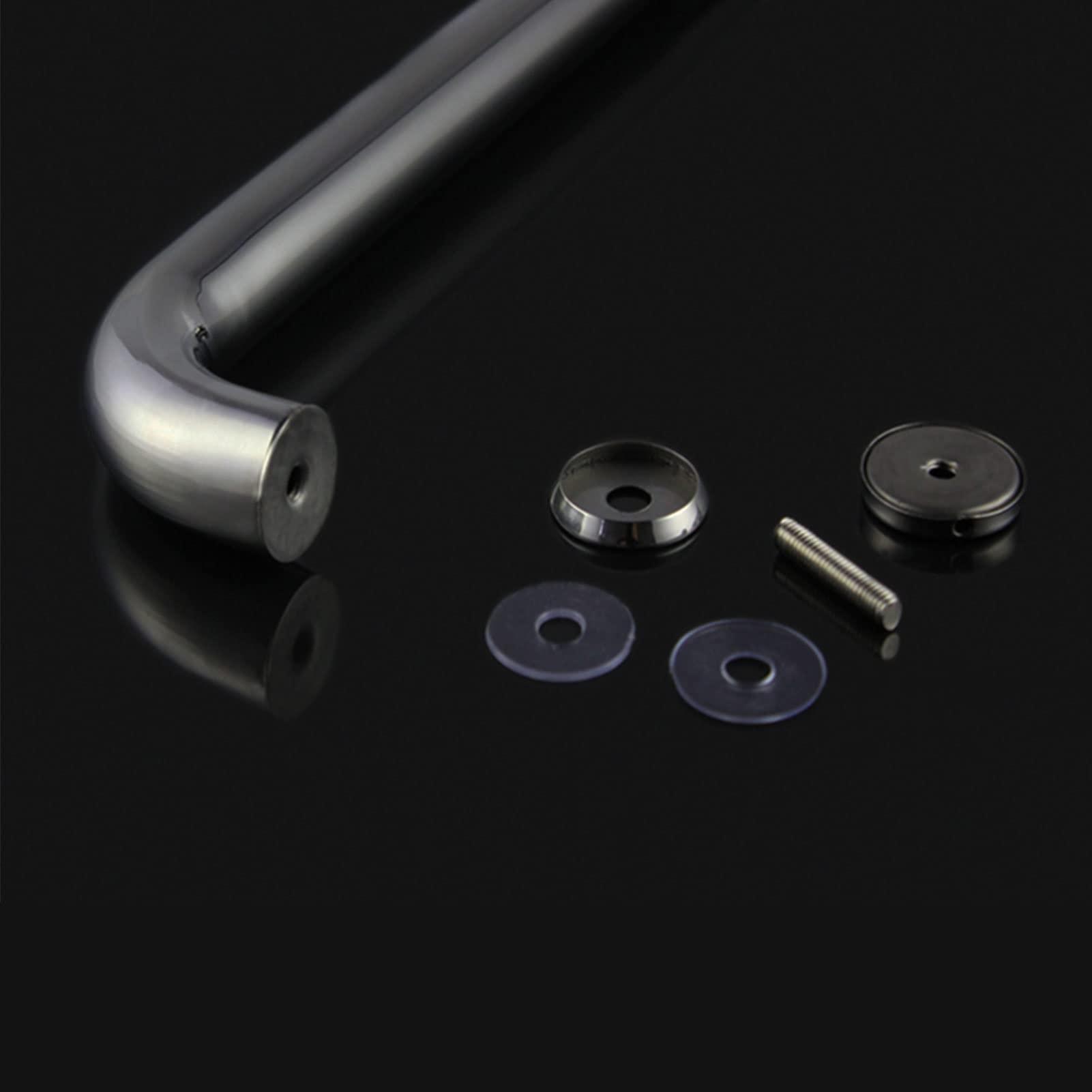 Suuim Push and Pull Glass Shower Door Handle Stainless Steel,Bathroom Door Knobs Grab Bar Rail Replacement Parts Towel Bar Single Sided Handles/450Mm (600mm)