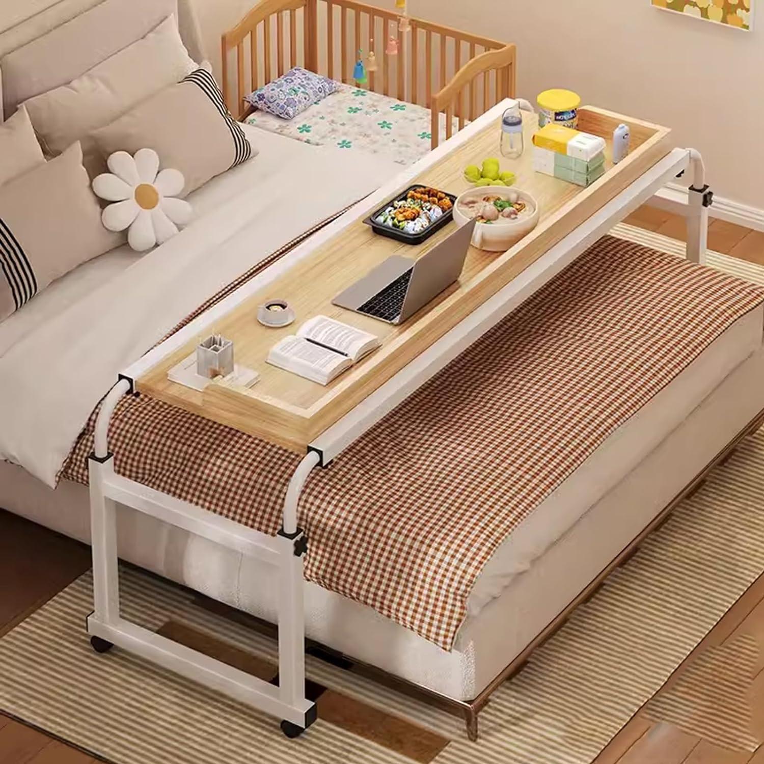 Generic Height Adjustable Laptop Table for Sofa or Bed - Portable Sit-Stand Desk for Home Office Workspace - Standing Computer Desk for Comfortable Work from Anywhere