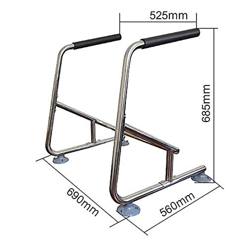 FreshCart Basics Stainless Steel Toilet Safety Frame for Elderly and Disabled Non Slip Bathroom Toilet Surround Aid