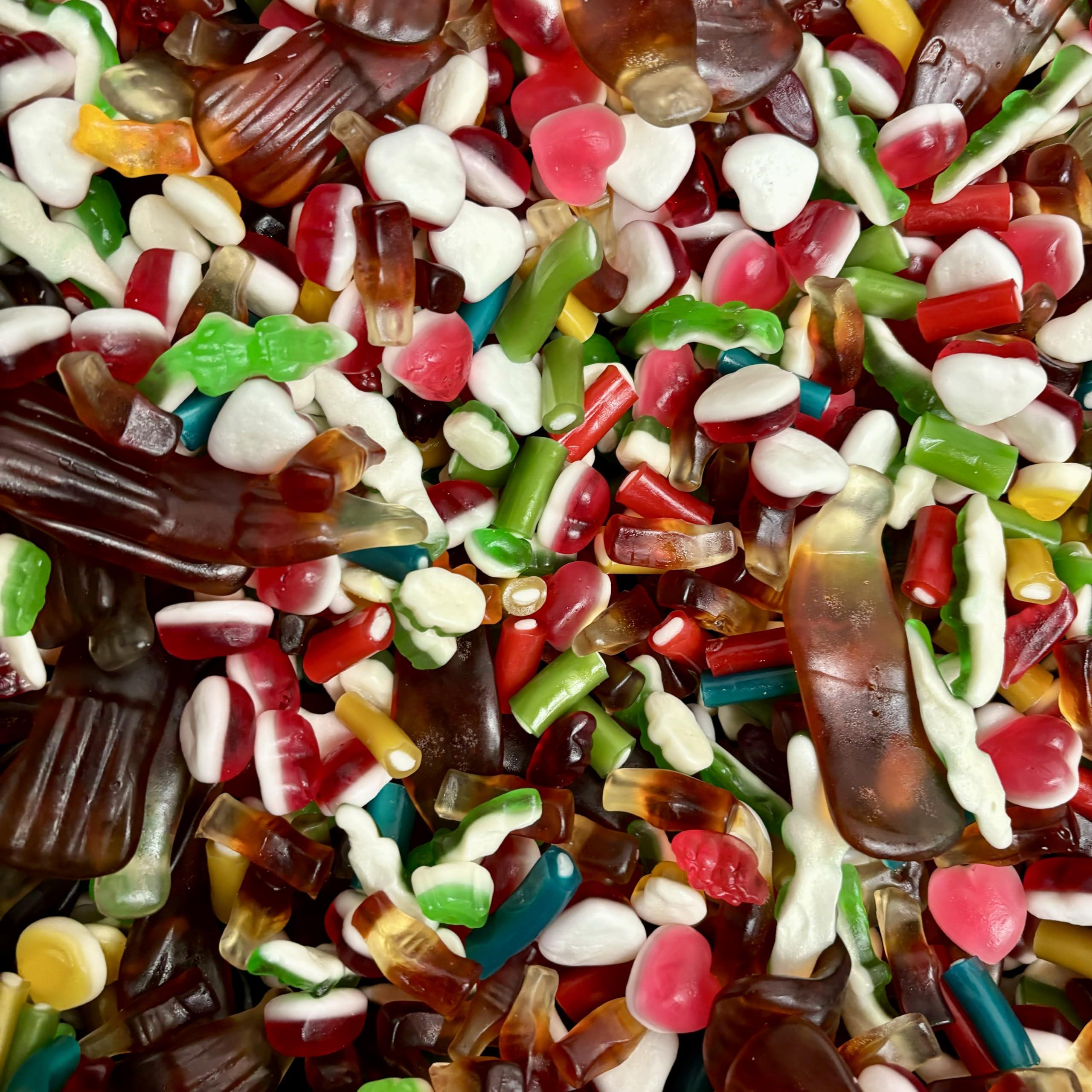 The Gourmet Sweet Company Halal Gummy Sweet Mix 1kg Share Bag By The Gourmet Sweet Company