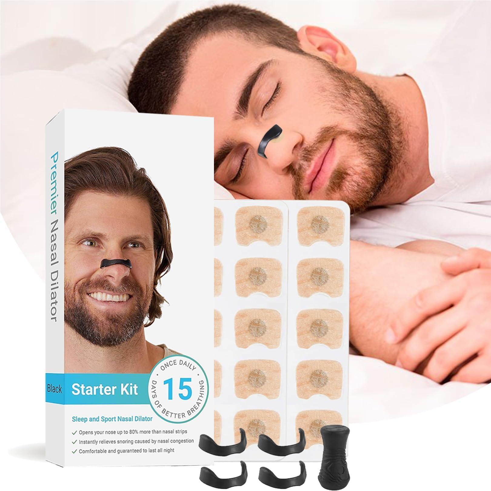 YHQZ 15 Pcs Anti-Snoring Equipment,Intake Breathing Nose Magnets,Anti-Snoring Sleep Nasal Strips,Intake Breathing Nasal Strip for Home,Travel, Hotels,Business Trips and CarsSuitable for Both Men and Women