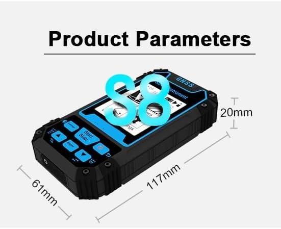 LYHJN LYHJN Handheld GPS Survey Equipment, GPS Land Measuring Instrument, Altitude Survey/Position Navigation/Travel Record/Project Lofting, for Land Survey, Outdoor Travel, Site Survey.