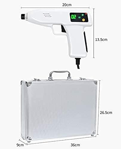 hKjPlvf Chiropractic Adjusting Tool, Chiropractic Activator Spinal Correction Massager, Electric Correction Massage Guns Activator Cervical Massager, LED Display, 4 Massage Strength (100-400N)