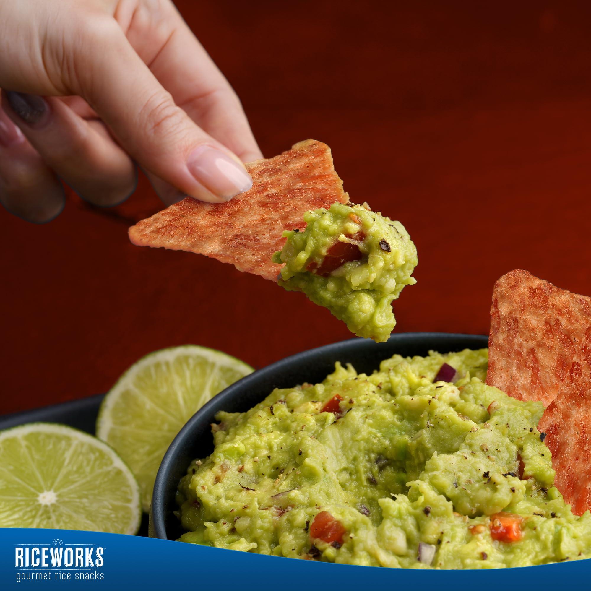 Broadway candy Riceworks Gourmet Rice Snacks Variety Pack - Sea Salt, Sweet Chili, & Wild Sea Salt with Flax, Gluten-Free, Crunchy Snack