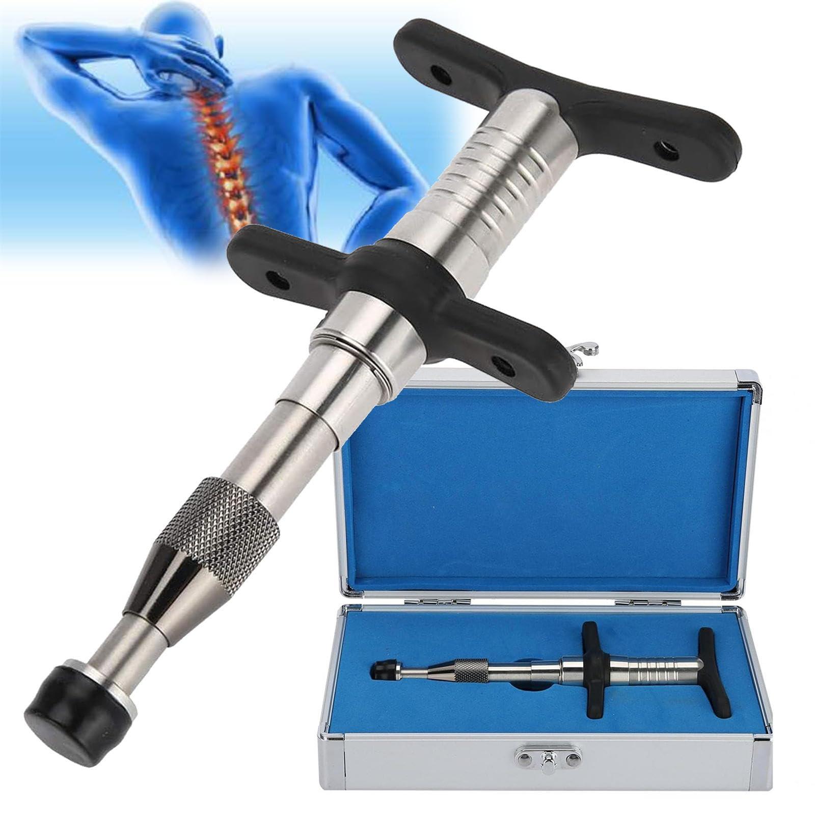 HEAXIY HEAXIY Manual Chiropractic Adjusting Tool, Chiropractic Spine Adjusting Corrector Tool, Back Massage Care Tool for Scoliosis Thoracic Spond