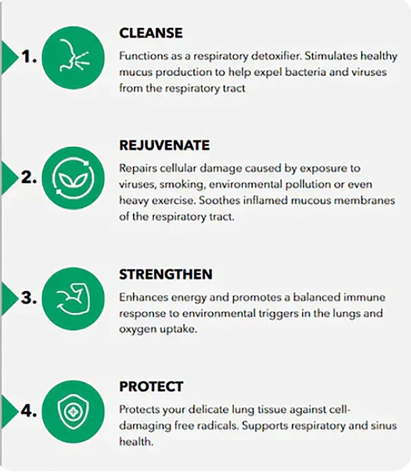 VERAMY VERAMY Respinature Herbal Lung Cleanse Mist-Powerful Lung Support, Herbal Care Essence,30ml Respinature Herbal Spray,Cleanse & Breathe (2pcs)