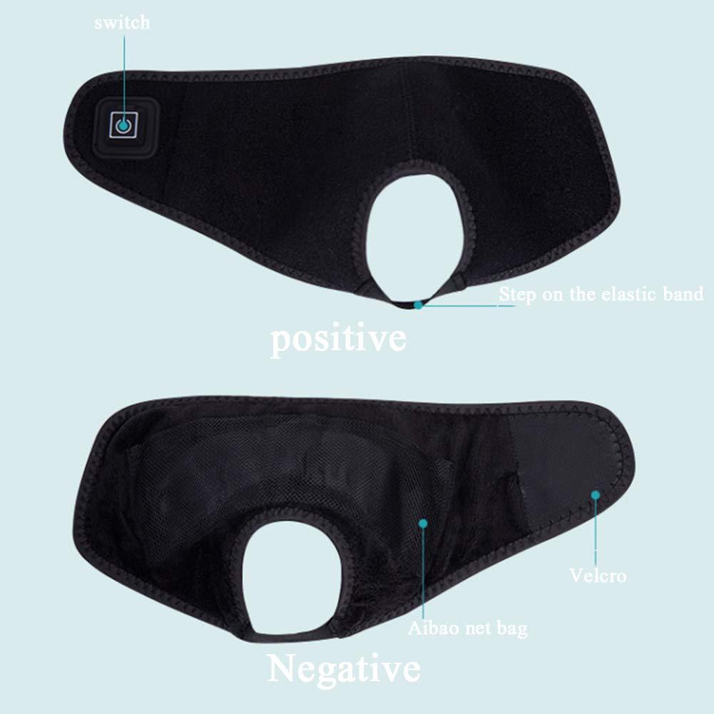 LIJBN Ankle Warmers,Heated Ankle Brace Wrap Heated Foot Socks Hot Therapy Foot Wrap Compression Support for Achilles Tendonitis, Sprain Swelling,Arthritis,Injury Joint Recovery Fit Left And Right Foot