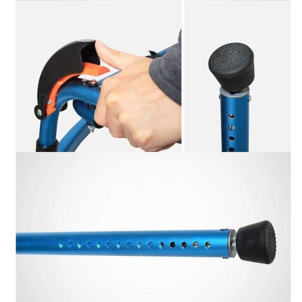 UYDJAKX Walking Frame Non-Slip Walking Stick with Hospital Stair Walker Elderly Disabled Walking Folding Star of Light