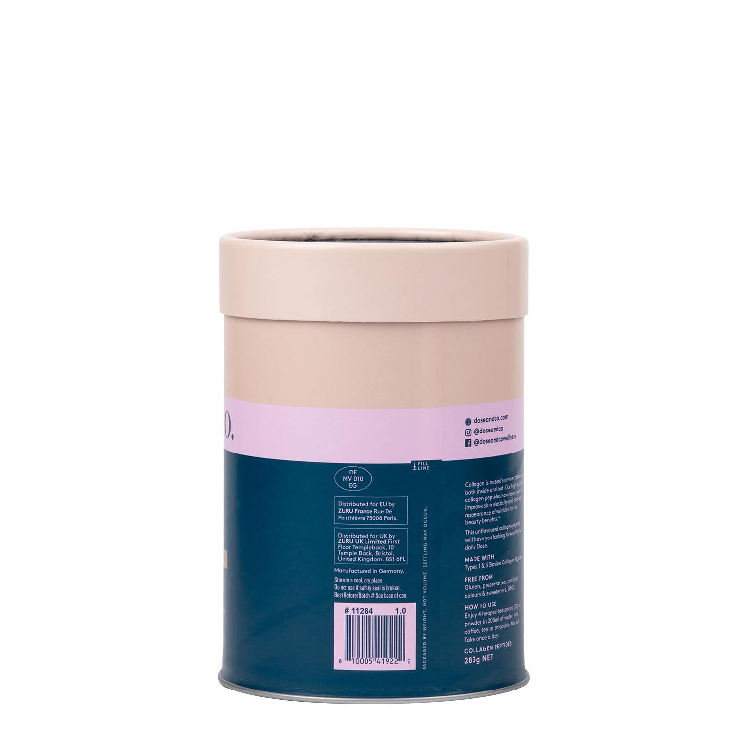 DOSE & CO. Dose & Co Pure Collagen Peptides, Unflavoured - 283g Powder Supplement