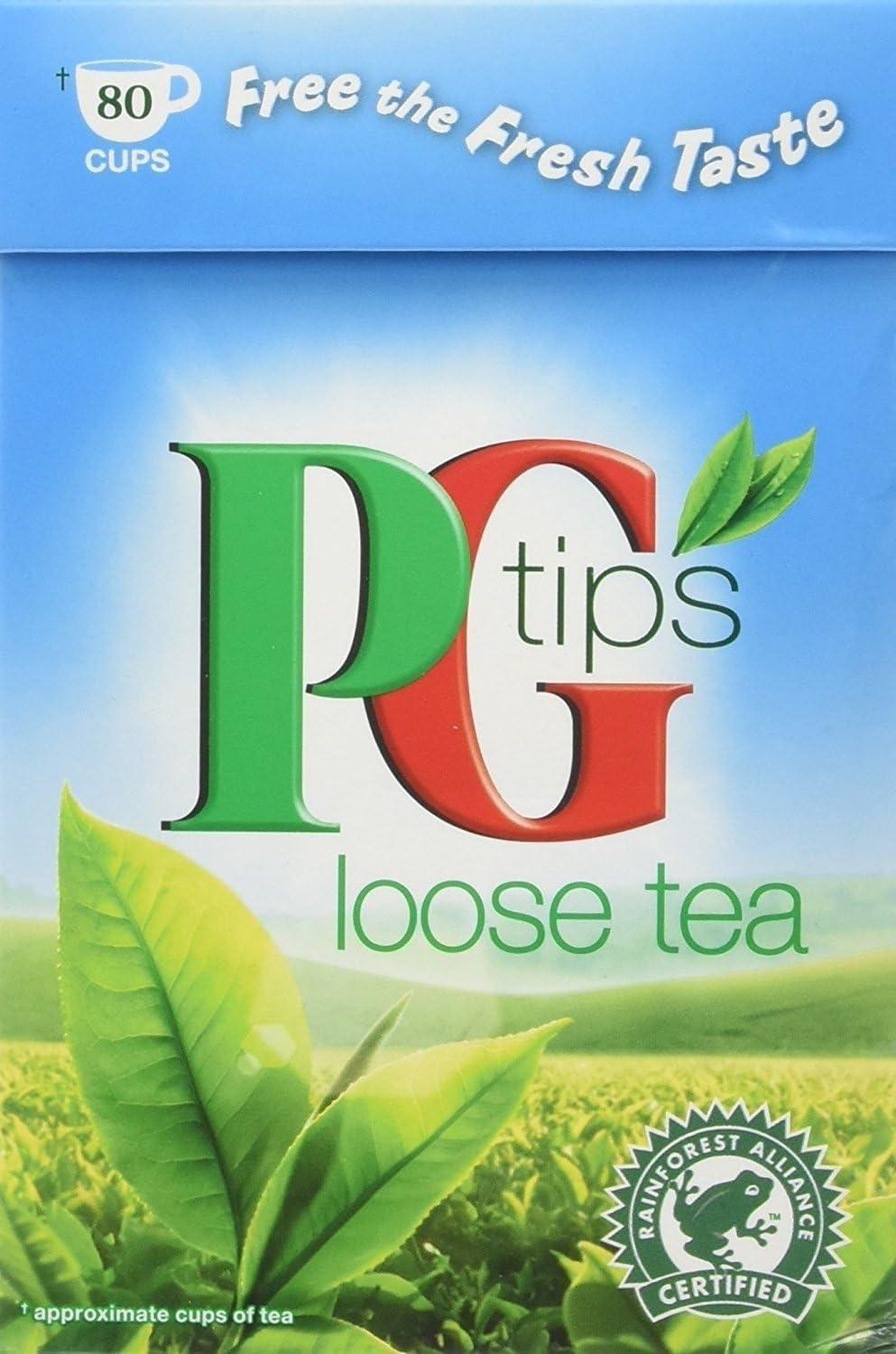 PG Tips PG Tips Loose Black Tea Leaves, Bulk Pack of 12 (Total 960 Cups of Tea)