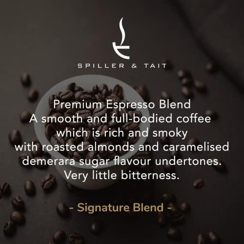 Spiller & Tait Spiller & Tait Signature Blend - Ground Coffee 500g Bag – Multi Award Winning - Roasted in Small Batches in the UK – Suitable for Filter/Aeropress/Cafetiere