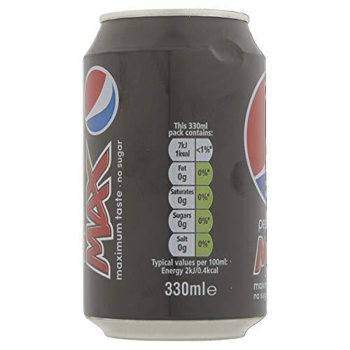 Pepsi Pepsi Max Cans, 8 x 330ml