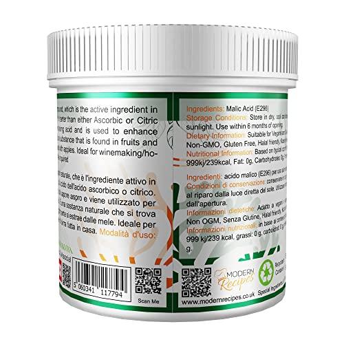 SPECIAL INGREDIENTS Malic Acid Powder 250g Premium Quality Natural Origin - Vegan, Non-GMO - Recyclable Container
