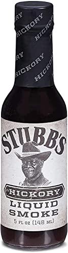 Stubbs Stubbs Hickory Liquid Smoke - Gluten-Free, Non-GMO Flavour Seasoning - Suitable for Vegans and Vegetarians, 148ml (Pack of 3)