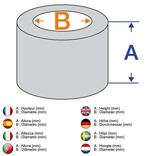 Rouge Cuir Rouge Cuir - Ballstretcher Donut Steel 15mm - 190gr-280gr - Height 15 mm, Diameter 42 mm