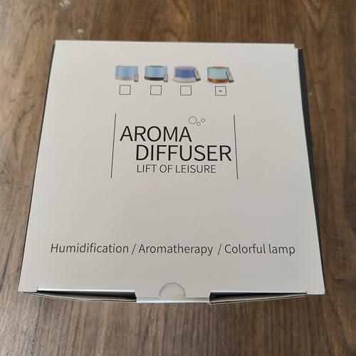 Dailyart 700ML Essential Oil Diffuser, Remote Control Aromatherapy Diffuser with 7 LED Light Colors, Adjustable Mist Mode and Waterless Auto-Off Oil Diffusers Humidifier, Diffusers for Home Bedroom Yoga Sleep