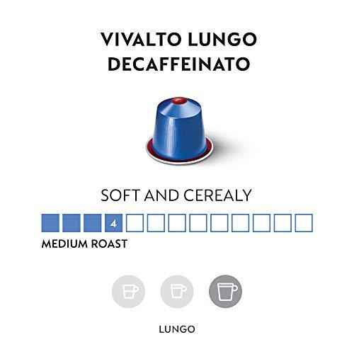 Nespresso Nespresso Capsules - Vivalto Lungo Decaffeinato - 50 Capsules, 5 Sleeves - New Decaf variety