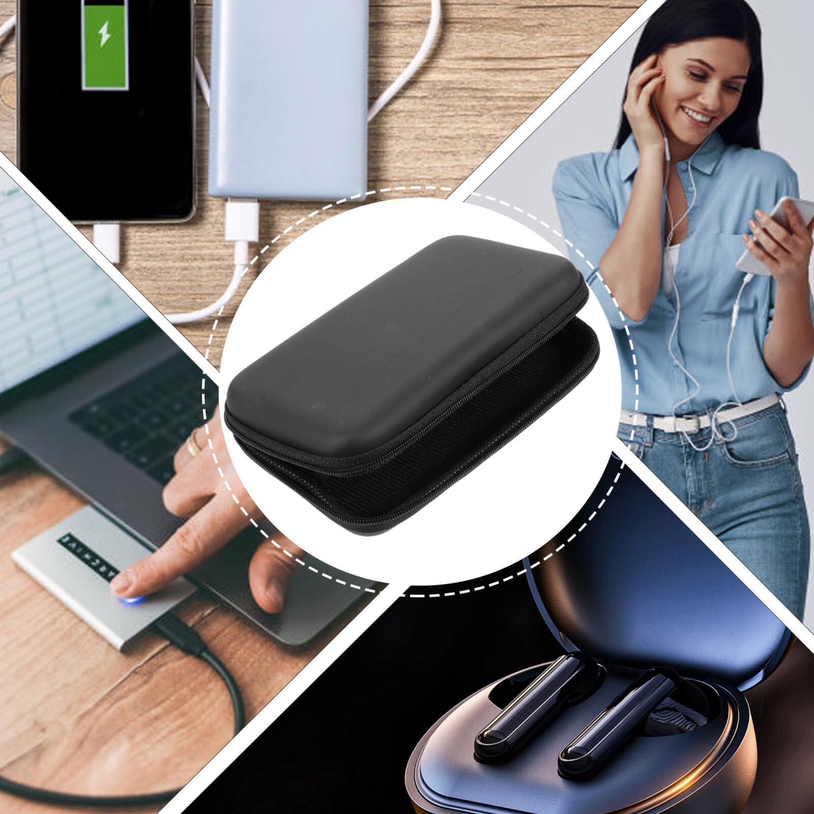 UKCOCO UKCOCO 2pcs Electronics Travel Organizer Headphone Stand Phone Charger Stand Cell Phone Stand Mini Hard Electronic Bag Mini Travel Containers Travel Cable Organizer Tampon Holder Notebook