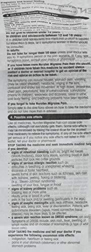 Nurofen Nurofen 342mg Ibuprofen Lysine Caplets, 12 Count, Strong Headache And Migraine Painkillers, Effective For Fast Relief