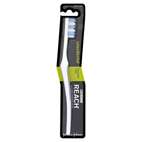 Listerine Listerine Reach Interdental Essential Care Firm Toothbrush(Assorted Colours)