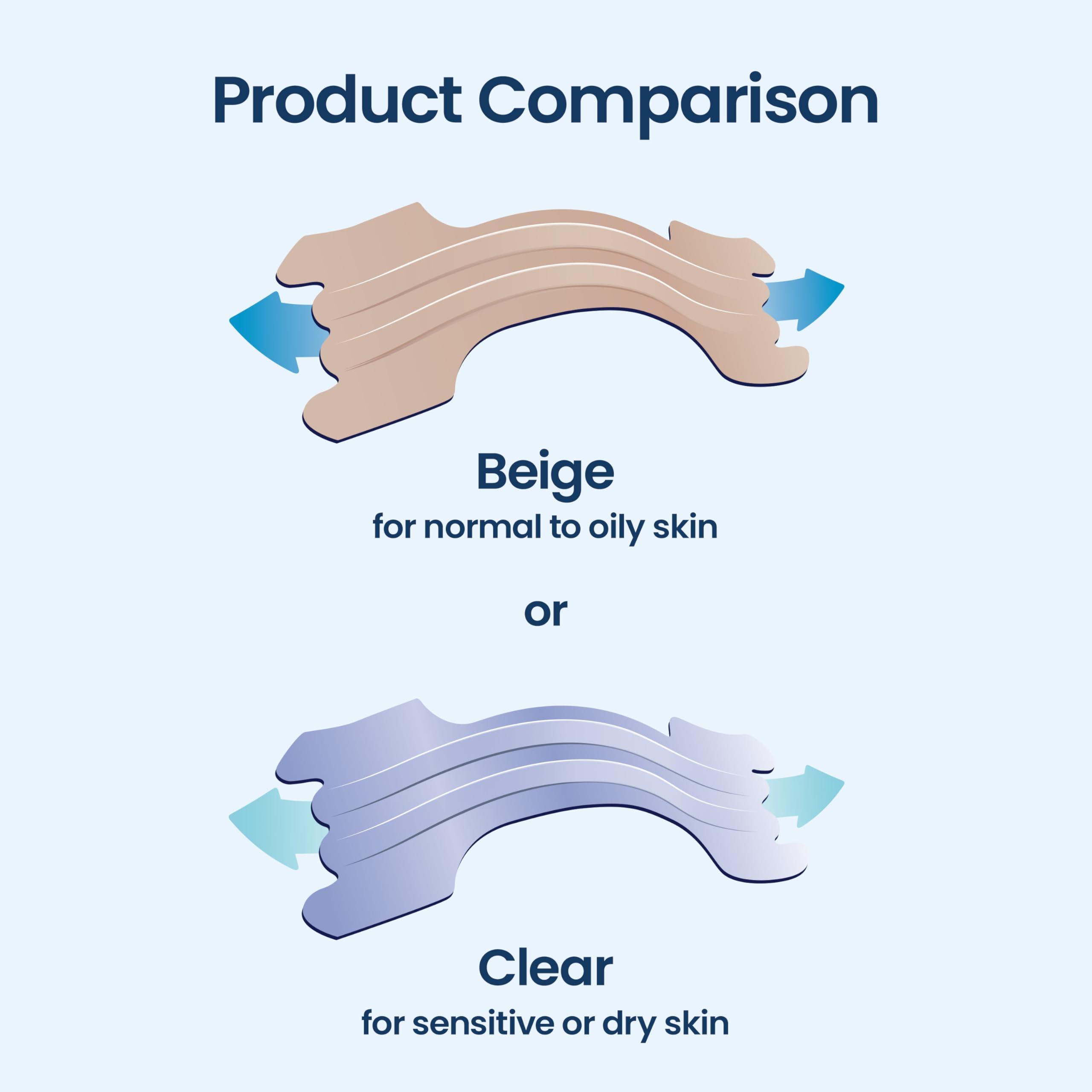 Breathe Right Breathe Right Nasal Strips Clear Large 10s, Instantly Relieves Nasal Congestion, Helps Reduce Snoring, Drug-free, Snoring Aid for Men and Women, 10 Count (Pack of 1)