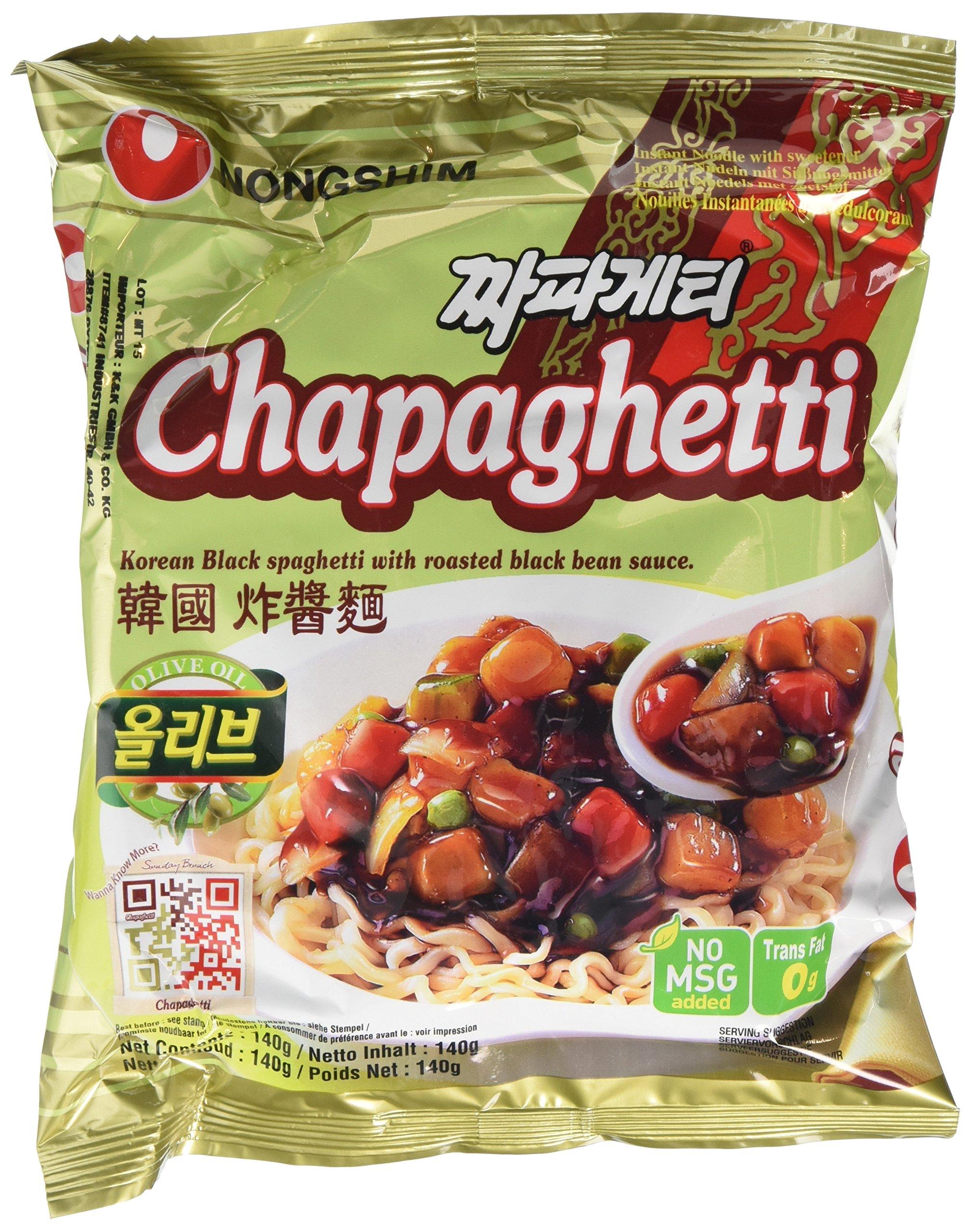 Nongshim NongShim Instant Chajangmyun Noodles, 140 g, Pack of 20