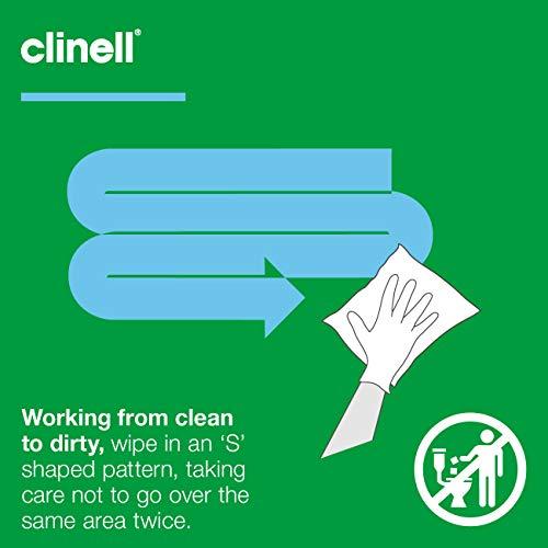 Clinell Clinell Universal Cleaning and Disinfectant Wipes for Surfaces - Pack of 4 Buckets - 225 Wipes per Pack (900 Wipes) - Multi Purpose Wipes, Kills 99.99% of Germs, Quick Action