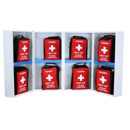 BLEEDSAVE BLEEDSAVE Bleed Control Cabinet with 8 x Enhanced Bleed Control Kits