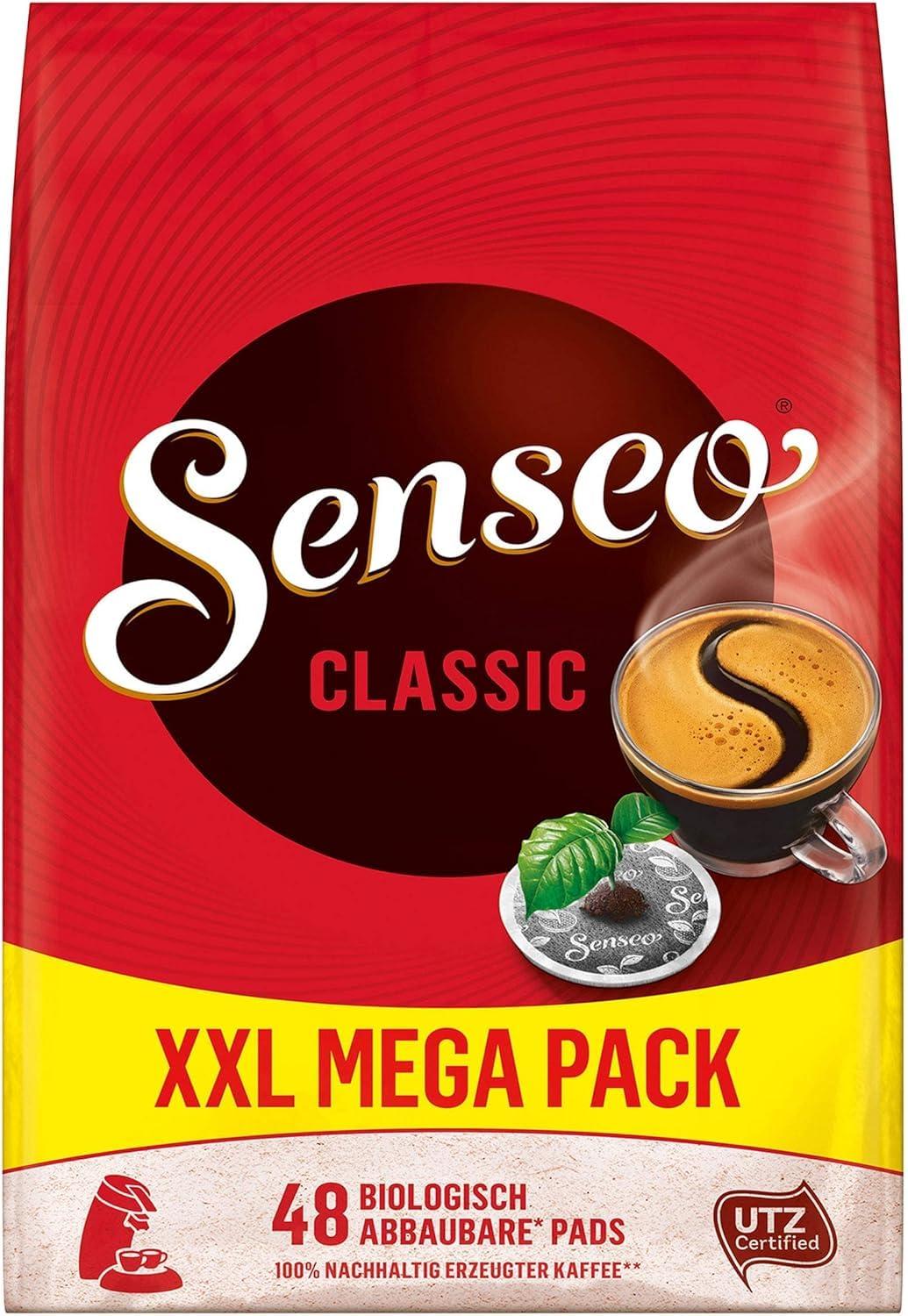 Senseo Douwe Egberts Senseo Coffee Pods Pick Any 3 packs (48 Coffee Pods Each Pack) from 8 Blend Inc: Classic, Espresso, Strong, Extra Strong, Mild, Gold(100% Arabica), Mocca, Decaf Total 144 Pods Mega Pack