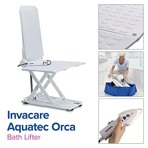 Invacare Reclining Bath Lift - Invacare Aquatec Orca Bath Lift - Bathroom Aids & Safety - White Covers