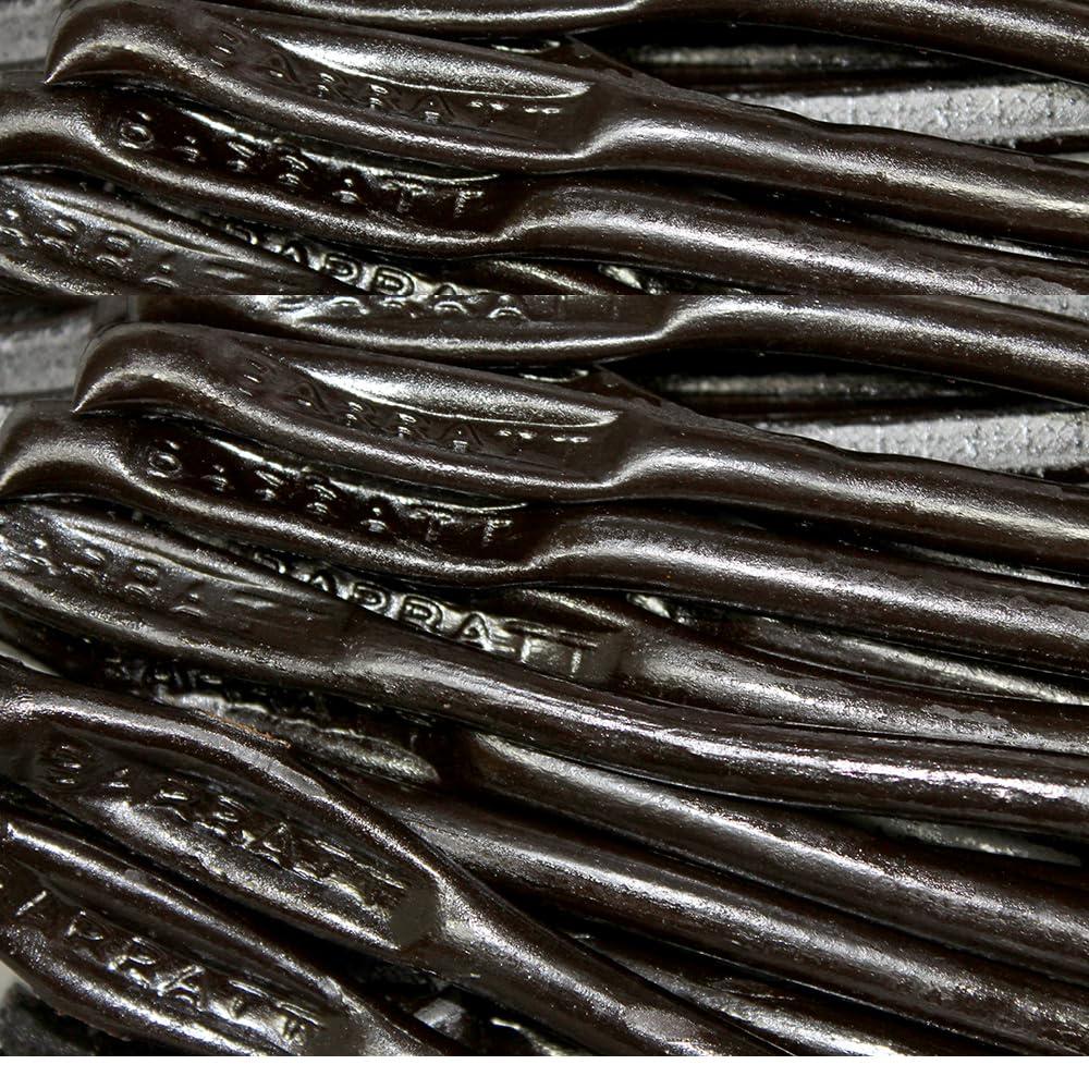 Generic Barratt Hard Liquorice Sticks - Traditional black hard liquorice sticks (75 Sticks(Full Box))