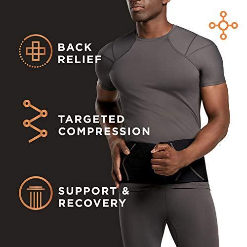 Tommie Copper Tommie Copper - Men\'s Comfort Back Brace - Black - Large/XL