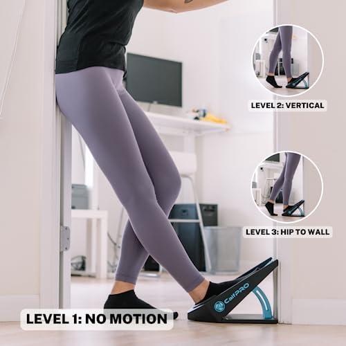 CALFPRO CalfPro Deep Calf Stretcher - Slant Board Stretching for Plantar Fasciitis & Achilles Tendonitis, Feet Mobility & Heel Pain Relief, Incline Wedge for Strained Ankle - Foot Rocker Stretch Replacement