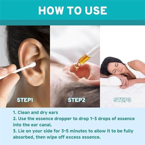 Giurui EchoPure Organic Ear Support Elixir, Tinniease Spray for Tinnitus, Tinnitus Relief for Ringing, Relieve Ear Discomfort (2 Pcs)