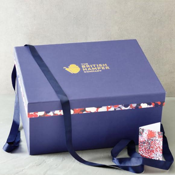 The British Hamper Company The British Hamper Company Large Indulgent Traditional Hamper  Luxury Alcohol-Free Food Gift, Hamper Basket for Families & Couples, Sweet & Savoury Treats, British Gourmet Selection