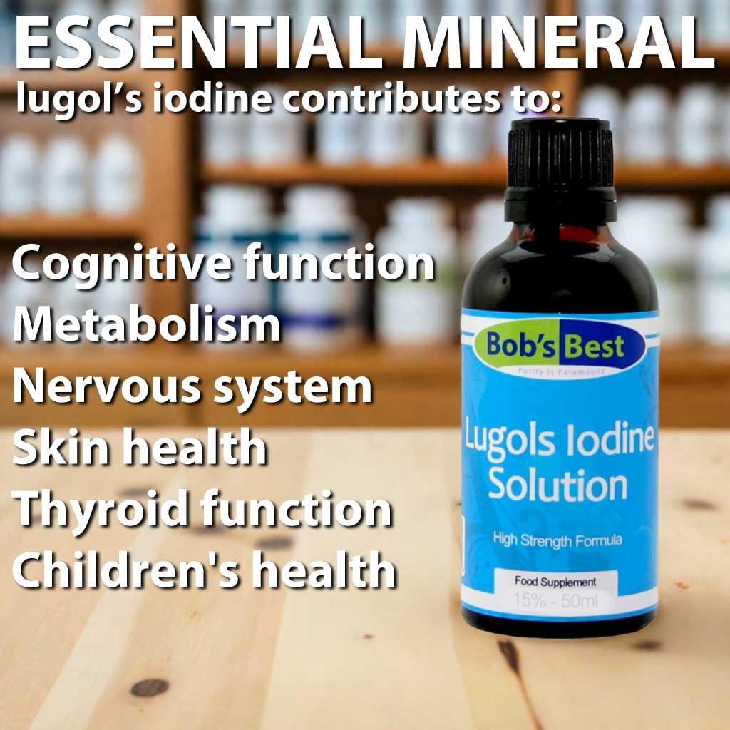 Bob's Best Lugol's Iodine Solution - 3% - 50ml