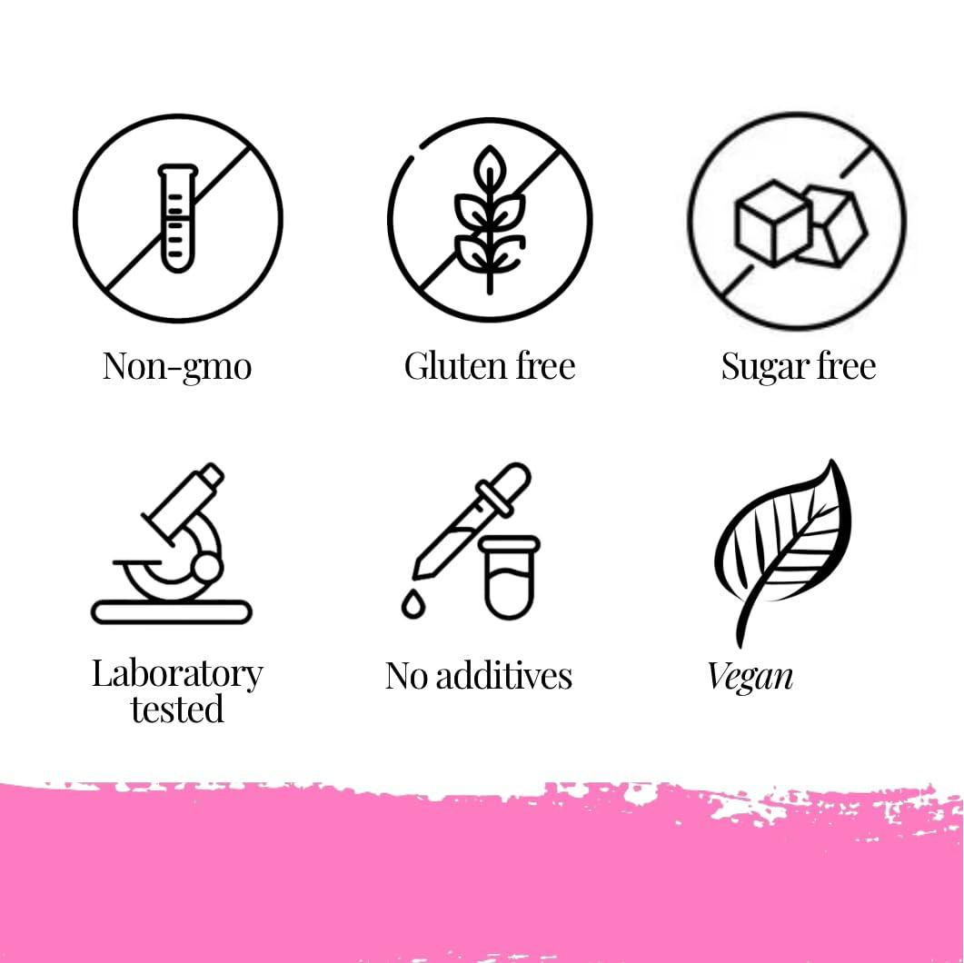 K - KONNEKT Marine Collagen Gummies - Hydrolysed Collagen Peptides with Zinc, Biotin and Folic Acid - Collagen Supplement for Men & Women - 60 Gummies for Hair, Skin, Nails & Joints - with Vitamin A, C & E