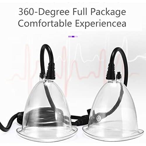 GNbow GNbow Breast Massager Cup, Electric Breast Augmentation Machine, Breast Care 360-Degree Full Package 6 Modes Adjustable, Home Breast Care Device, Chest Care Beauty Enlargement Machine