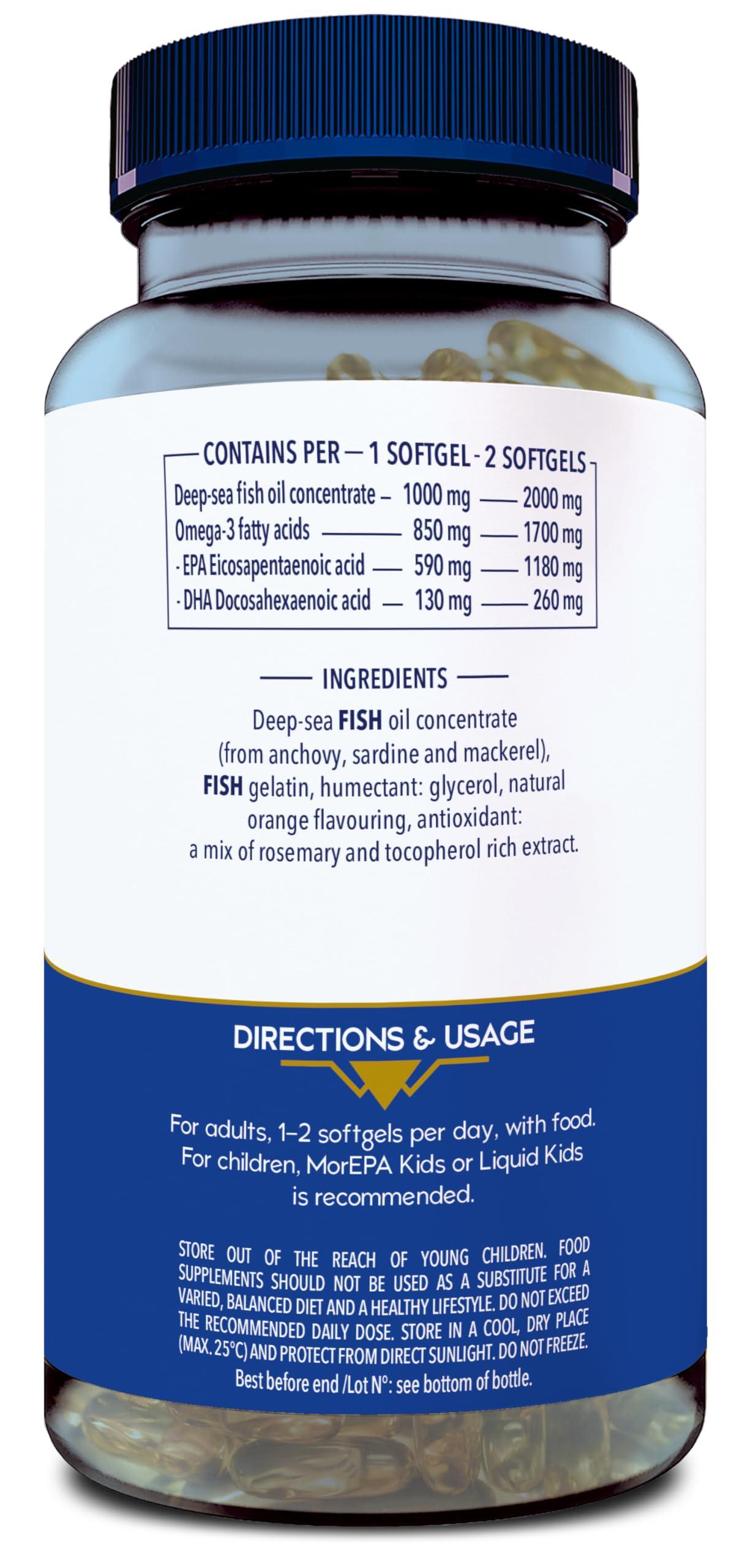 MINAMI Minami Morepa Smart Fats Fish Oil Omega-3 Epa 60 Softgels, 120 g, 701983