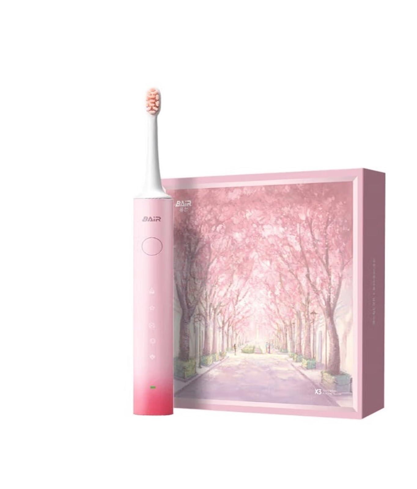 ooazbhy BAIR X3/X304 Electric Toothbrush Adult Sonic Shock Rechargeable Deep Clean Soft Hair Automatic Toothbrush for Men and Women (32-33, 3435, 36-37, 38-39, 40-41, 42-43, 44-45, 46-47 : X304 Ocean