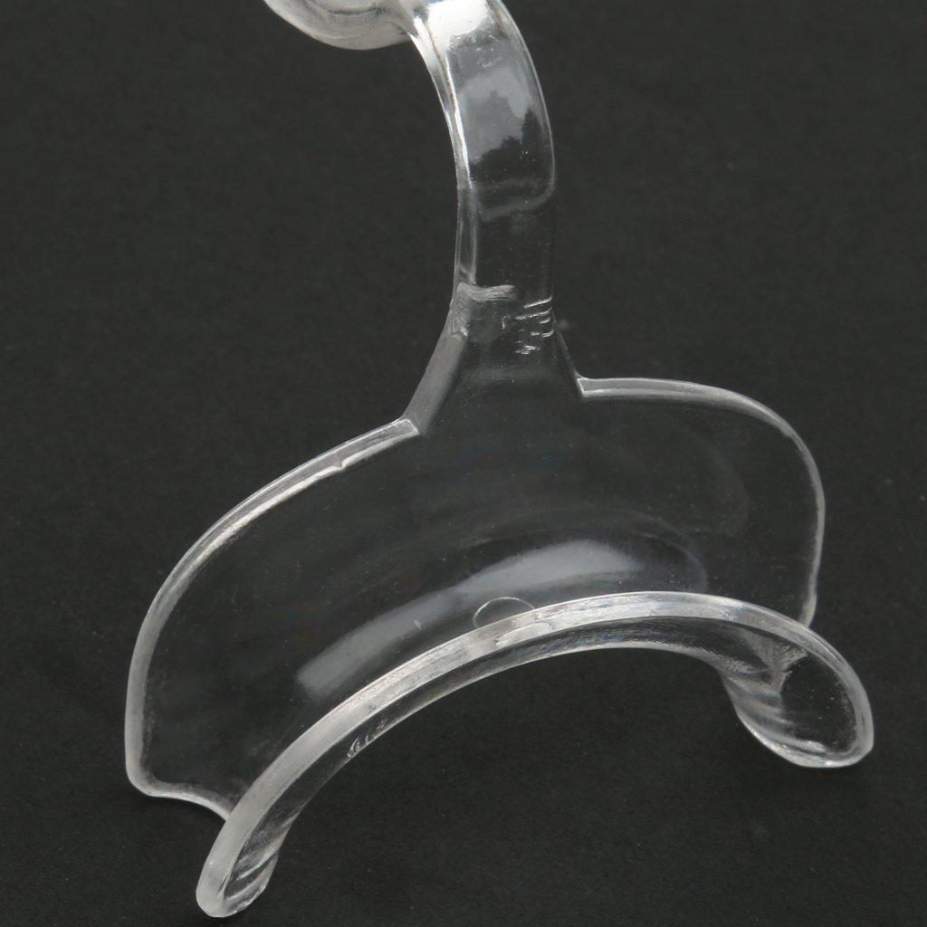 Tiuimk Tiuimk Transparent U-Shaped Dental Cheek Retractor - Medium Size for Clear Oral View